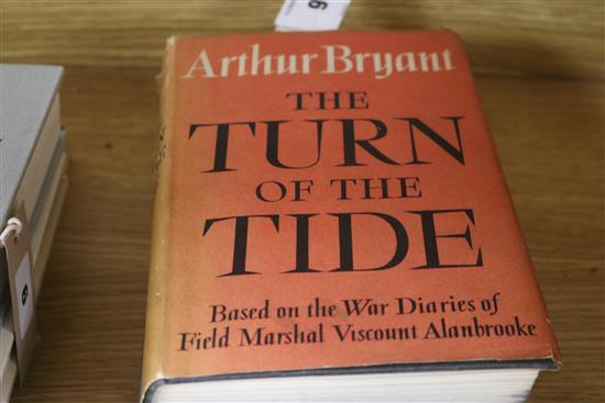 Bryant, Arthur - The Turn of The Tide, 1939-1943, 2nd edition, Collins 1957, 8vo, cloth with dust wrapper,